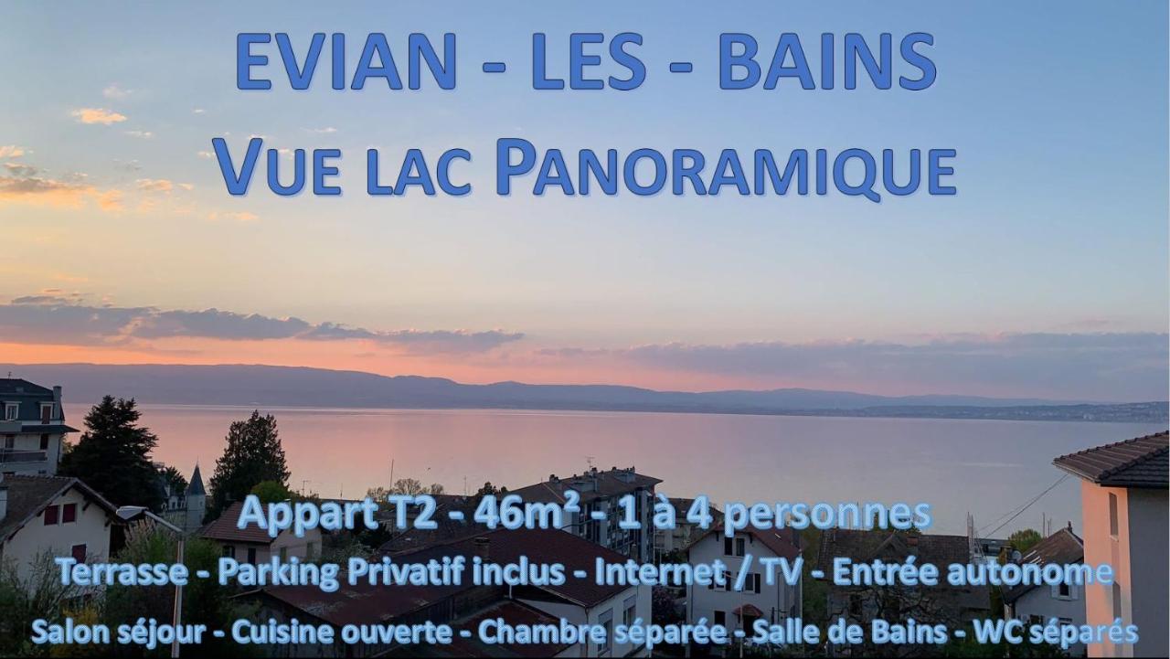Vue Lac Panoramique Apartment Evian-les-Bains Bagian luar foto